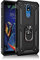 BestST Custodia per Huawei Mate 20 Lite Case Cover Armor Custodia Protettiva Rigida Dual Layer Armatura Resistente agli Urti con cavalletto per Huawei Mate 20 Lite Cover,Deluxe Special Edition, Nero