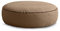 ARKETICOM Weicher Sitzsack, groß, rund, abnehmbarer Bezug für Wohnzimmer, 95 x 32 cm (Sand)