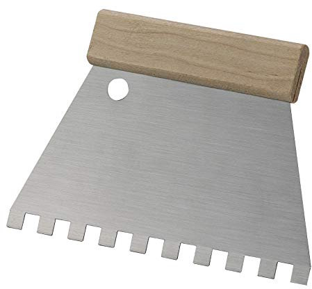 Zahnspachtel Kleberspachtel Rillenspachtel Spachtel Kelle 18 x 13 cm C5
