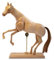 Honsell 63512 - Gliederpuppe Pferd, Modellpferd aus hellem Hartholz, 30 cm groß mit fein geschliffener und polierter Oberfläche