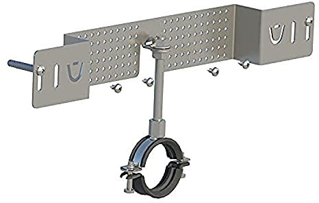 Fischer Staffa universale OMEGA per fissaggio raccordi sanitari