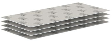 LUX ELEMENTS panneau de construction prêt à carreler, 125 x 60 cm, 4 pièces (3 qm) ELEMENT-EL BABY 4, LELEE4116