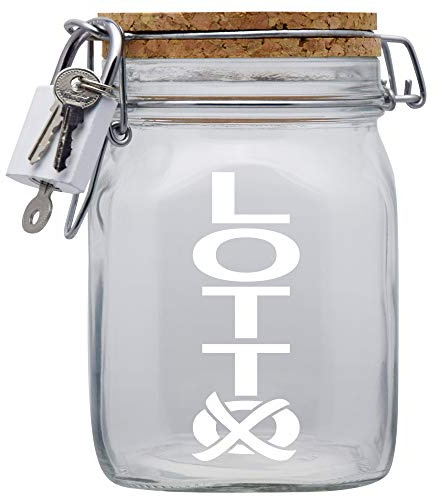Spardose Lotto Geld Geschenk Idee Transparent L