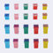 HUAZIZ 20 Stück Jcase Blocksicherung Mini Auto Sicherung 20A/30A/40A/50A/60A, Standard Automotive Low Profile Box Shaped Mini Fuse Assortment Kit for Pickup Trucks,Cars and SUVs,Niedrigem und Hohem