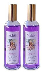 Grenadine Boutique - Eau de Toilette Parfum Pays de Grasse - Lot de 2, Violette