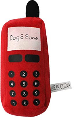 NC Funny Mobile Phone Shape Pet Plush Toy, Dog Chewing Squeaky Plush Mobile Toy, Cat And Dog Interactive Toy, Pet Supplies
