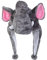 JK Home Mignon Bonnet Animal 3 en 1 Chapeau d'Hiver Velours Echarpe Gants Cache Cou Oreilles Doux Eléphant