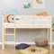 Hoppekids ECO Comfort Hochbett | 70x160 mit Lattenrost | Natur | Das Nordische Umweltzeichen | TÜV-Zertifiziert | FSC®-zertifiziertes massives Kiefernholz | Entworfen in Dänemark