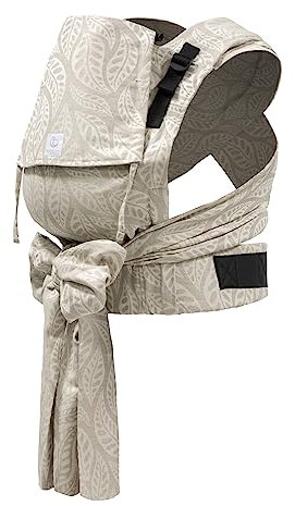 Portabebés Stokke Limas Plus, Beige Valeriana - Versión 2023 (OCS) - Portabebés de media hebilla - Tres opciones de transporte - Seguro para bebés: 4-18 kilos