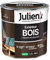 Julien Peinture Bois Microporeux Extérieur Satin - Portes, fenêtres, portails, mobilier de jardin - Brun Normandie 2,5 L