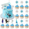 26 Stück Princess Cake Topper, Geburtstag Torte Topper,Cake Toppers, Prinzessinnen Tortendeko für Mädchen, Geburtstagsfeier