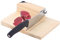 Biltong Slicer - Stainless Steel with Carbide Knife Sharpener Hay Cutter - Tabletop Chinese Medicine Slicer, Cutter for Corn, Rice Cake, Nougat