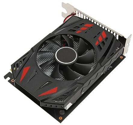 Scheda Grafica da Gioco GT730, Scheda Grafica Discreta da 4 GB DDR3 (128 bit), 700 MHz 500 MHz, PCI Express 2.0 X 8, VGA DVI HDMI, con Ventola di Raffreddamento Silenziosa, per