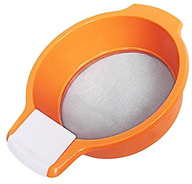 HOMSFOU 1 Pc setaccio per da giardino scolapasta in metallo in acciaio inossidabile setaccio per glassa filtro colino da cucina setaccio da cucina il setaccio per farina
