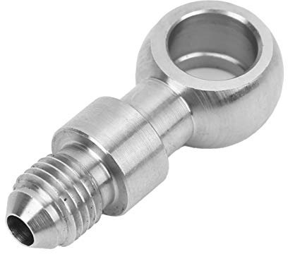 Brake Banjo Fitting, AN4 Eye Banjo Adapter, Stainless Steel Banjo Fitting, Versatile Banjo Join for M12 Banjo Bolts