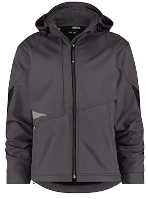 DASSY® Gravity Softshell-Jacke - Größe 4XL - ANTHRAZITGRAU/SCHWARZ
