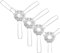 Gadpiparty 40 Stk Lampen Schirm Feder Halterung Kronleuchter Aus Glas Lampenhalter Diy Federklemme Für Lampenschirm Metallständer Lampenform-diy-halter Posaune Beleuchtung Suite Eisen