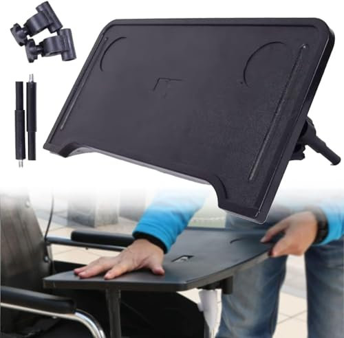 Plateau De Fauteuil Roulant Universel, Table De Plateau De Tour De Fauteuil Roulant Table À Manger pour Fauteuil Roulant Adapté Aux Fauteuils Roulants Manuels Ou Électriques
