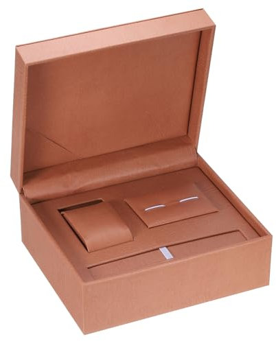 QUARKZMAN Uhrenbox Einzel PU Leder Uhr Reisekoffer Schmuckkasten Aufbewahrungskoffer Organizer, tragebare Rechteckige Uhrenkasten Armband Ohrringe Halter für Herren Damen(Braun)
