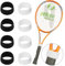 8 Stk Griffband Tennisschläger Schutzgriff Griffe Fix Ringe Stretchy,Anti-Rutsch-Band für Tennisschläger,Anti-Rutsch-Griffband Badmintonschläger,für Badminton,Paddle Tennis,Pickleball,Squashschläger