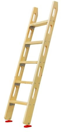 ZANDCR Bunk Bed Ladder Wooden Loft Bed Ladder/Incline Ladder With 5 Wide Treads For Loft Bedroom Dormitory