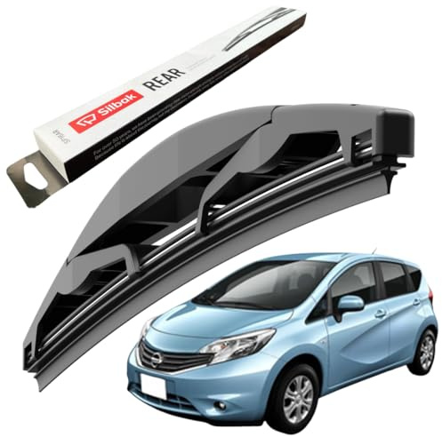 Silbak Rear Windscreen Wiper, for NISSAN NOTE (2013 ONWARDS) Rear Wiper Blade, 330mm