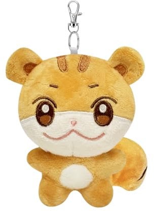 Swico Remado Niedlicher Cartoon-Tier-Schlüsselanhänger, Autoschlüsselanhänger, Frauen-Handtaschen-Anhänger, Geldbörse, Dekoration, Orange-hj, Large