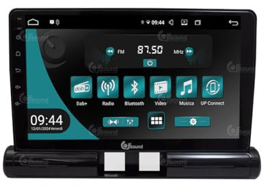 JF Sound - Autoradio Custom Fit UP - Per Citroën C3 (2016-2023) - 9 Touchscreen - CarPlay/Android Auto via Cavo - DAB+ - Octa-Core - 2GB RAM - 16GB ROM - Bluetooth Integrato
