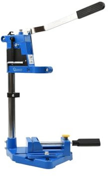 BSD Bohrständer mit Schraubstock und präziser Höhenverstellung bis 250 mm, ideal für verschiedene Bohrmaschinen. Robust und leicht für optimale Handhabung.