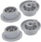 PartyKindom 4Pcs Lower Dish Rack Roller Wheels for Dishwasher Durable Plastic Replacement Parts Compatible with Bosch Easy Installation for Efficient Operation