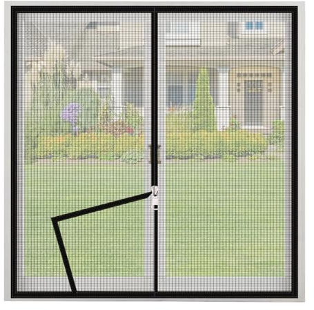 Fliegengitter Fenster mit halbtransparenter Selbstklebung Reißverschluss Mückennetz, 100 x 120 cm, Insektenschutz für Dachfenster, Robustes und Atmungsaktives Moskitonetz (Grau 110 * 120cm)