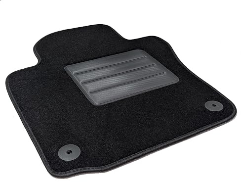 DHCarMats Fußmatte für Seat Leon 5F 2012-2020, passgenau, hergestellt in Italien