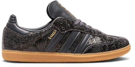 Adidas Samba OG Women's Sneakers, Core Black/Grey Six/Gum 3, 7 UK