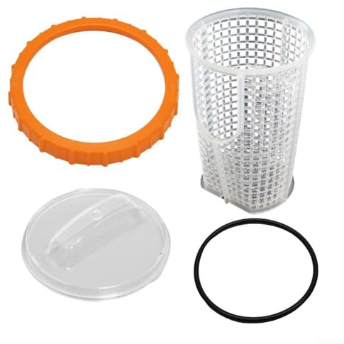 Kit de repuesto de bomba de filtro de arena para piscina para modelos 58486 58497 58499 con tuerca P07018 P07019 Tapa P6562 Cesta P6563 Componentes de junta