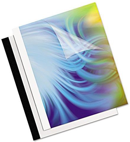 Fellowes Encuadernación térmica portadas de presentación, 1 pulgada, negro, 240 hojas (5257001)