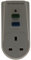 STATUS White Circuit Breaker | 13A UK Plug RCD Socket Adapter | SRCDX3