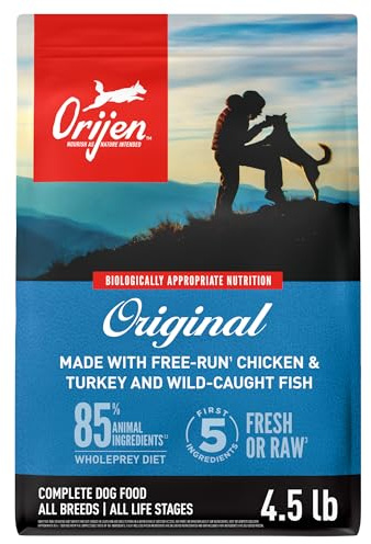 ORIJEN Grain Free WHOLEPREY Dry Dog Food Original Recipe 4.5lb Bag