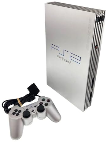 Playstation 2 - Konsole silber (inkl. 2 Pads)