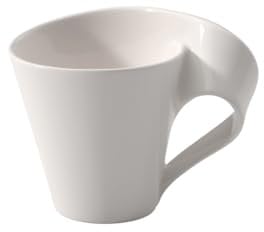 Villeroy & Boch – NewWave Mug White, Dishwasher Safe, Microwave Safe, Coffee Mug, Tea Cup, New Wave Caffe, White Porcelain Coffee Mug, Premium Porcelain