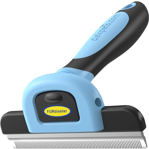 Deshedding Tool & Pet Grooming Brush for Small, Medium & Large Dogs, Cats & Horses, With Short to Long Hair. Dramatically Reduces Shedding In Under 10 Minutes