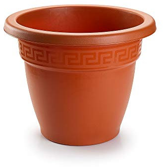 PLASTIC FORTE, Maceta, TERRACOTA, Grande