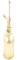 Kikkerland Plant Mister Brass, Gold, 15 x 15.5 x 15.5 cm