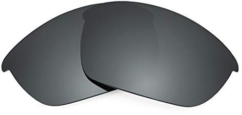 Revant Lentes de Repuesto Compatibles con Gafas de Sol Oakley Half Jacket 2.0, Polarizados, Negro Cromado MirrorShield
