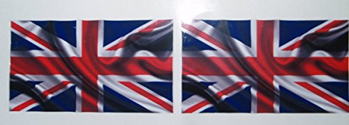 Union Jack Flag Novelty Printed UK Great Britain Vinyl Car Van Bumper Window Laptop Stickers Decals x4
