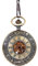 Avaner Unisex Taschenuhr Analog Automatikwerk mit römischen Zifferen Steampunk Bronze Avaner01P-19