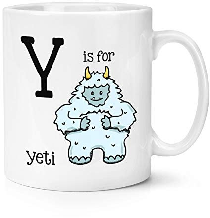 Letter Y is for Yeti 10oz Mug Cup