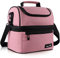 Hap Tim Sac Isotherme Repas Femme & Homme, Lunch Box Bag Femme, Glaciere Souple, 7.5L Enfant Travail PiqueNique (Rose)