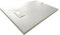 Laneri Piatto Doccia in Vetroresina SMC con Piletta Doccia, Effetto Pietra Ardesia, Bianco, 80 x 160 cm