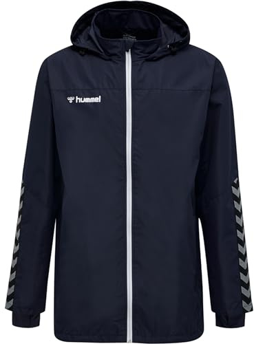 hummel Mens hmlAuthentic All-weather Jacket, Blue, Medium