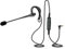 Headset für Alcatel-Lucent IP Touch 8028, 8029, 8038 & 8039 Voip Phone In-Ear-Headset, tolles Headset für Zuhause, Arbeit und Kontaktzentrum, 3,5 ml Klinkenstecker, EAR200 + QD012
